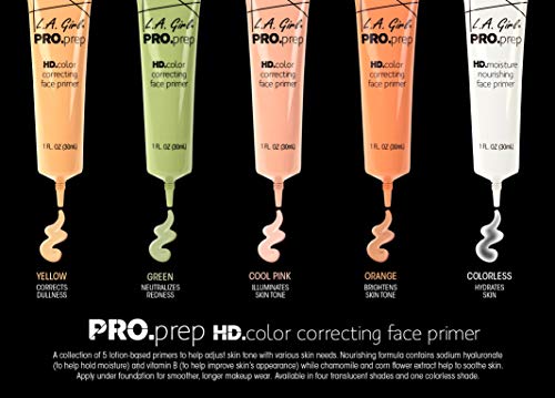 L.A. Girl PRO.Prep Green Correcting Primer - Redness Neutralizer