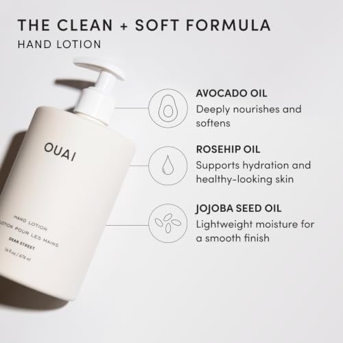 OUAI Hand Wash & Lotion Set - Dean Street | Hydrating Floral Fragrance
