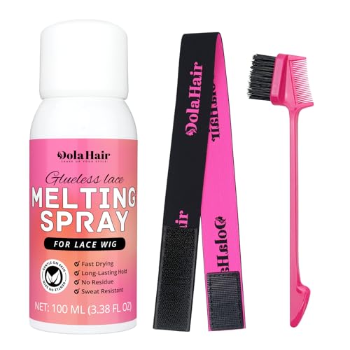 Dolahair Lace Melting Spray for Glueless Wigs - Easy Application Kit