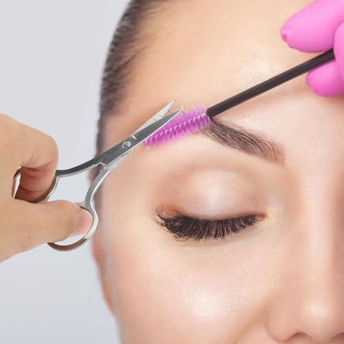 8 Pack Precision Grooming Scissors for Nose, Eyebrows & Ear Hair Trimming