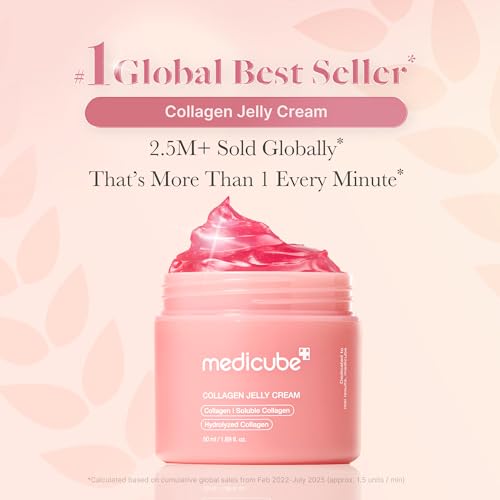 Medicube Collagen Jelly Cream with Niacinamide 1.69 Fl Oz - Glass Glow Skin, Brightening & Firming Serum