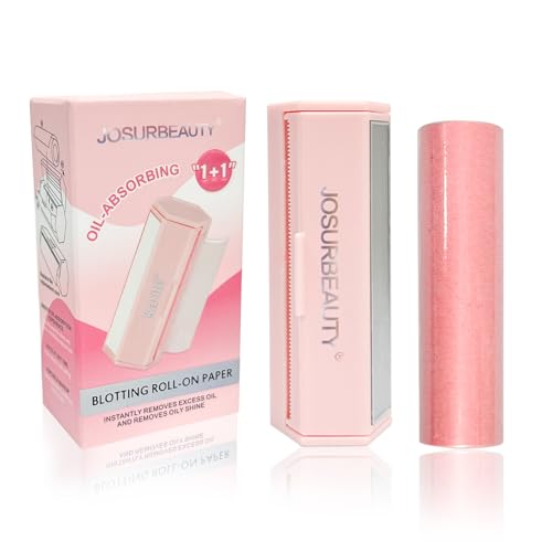 Oil Blotting Sheets for Face – Roll-On Design, 5M+5M Refill