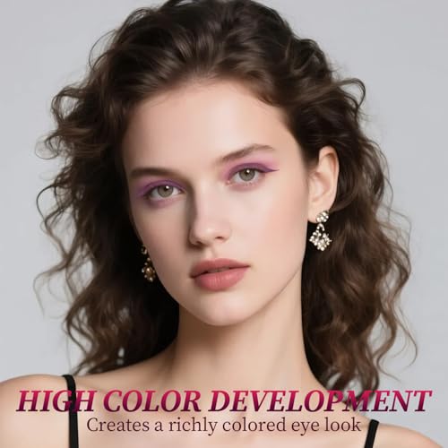 2-in-1 Eyeliner Eyeshadow Stick Waterproof (Champagne+Purple)