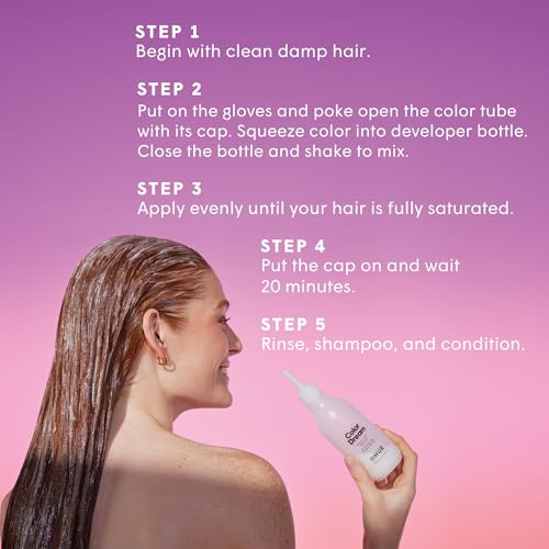 dpHUE Color Dream Black Hair Dye - Ammonia-Free Demi-Permanent, 4oz