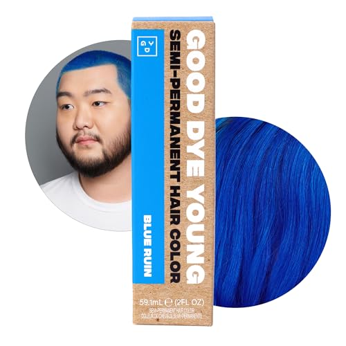Good Dye Young Blue Ruin Semi-Permanent Hair Color - UV-Protective
