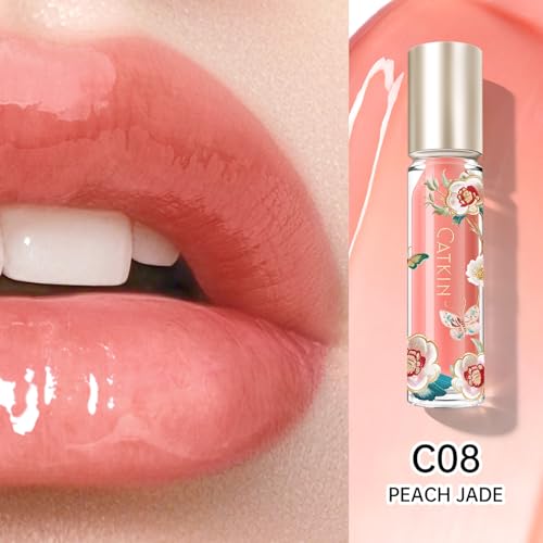 Catkin Tinted Lip Plumper Gloss with Hyaluronic Acid - C08 Fire Opal