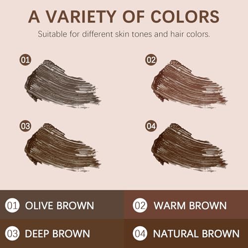 Maksure Brow Gel Waterproof - 16hr Hold, Smudge-Proof
