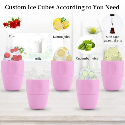 Ice Mold for Face, Ice Holder for Face & Eye Beauty Silicone Ice Face Roller Skin Care Tools Gift for Women