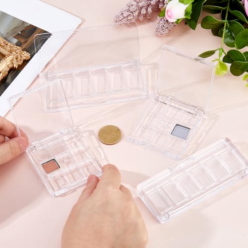 4Pcs Clear Empty Makeup Palette Kit - Refillable Depotting Cases