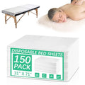 HeatPure 150 Pack Disposable Massage Table Sheets 31" x 71" Non-Woven Covers