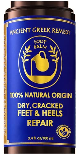 Ancient Greek Remedy Organic Foot Cream - Dry Cracked Heel Repair Balm