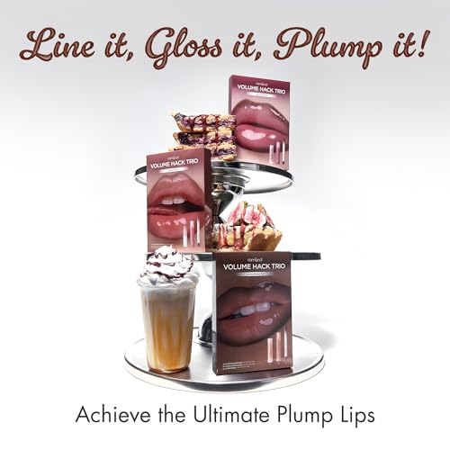 rom&nd Volume Hack Trio | 3 Step Plumping Lip Kit Sweet Fig Set