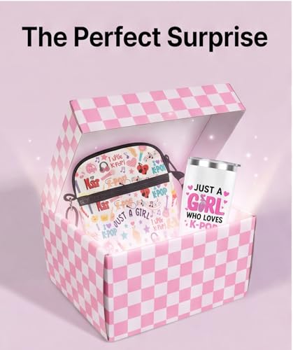 K-Pop Gift Set for Girls - 4-in-1 Bundle with Tumbler
