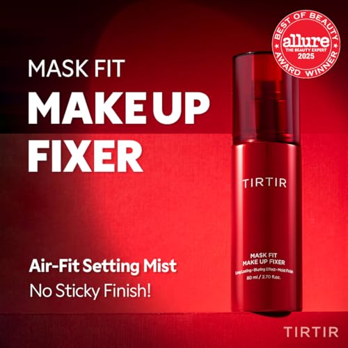TIRTIR Mask Fit Make-up Fixer | 24H Transfer-Resistant Lightweight Non-Greasy Makeup Setting Spray 2.7 Fl Oz (Pack of 2)