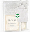 Organic Cotton Pads for Sensitive Skin - XL Biodegradable 2 Pack