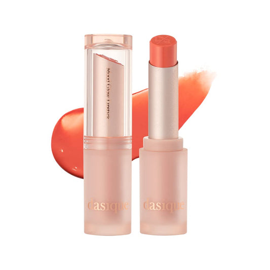 dasique Mood Glow Lipstick #03 Peaches | Color Lipstick Balm | Vegan | Lightweight | Hydrating | Daily Use