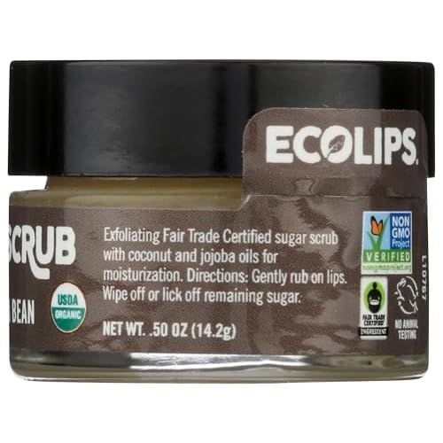 Eco Lips, Lipscrub Vanilla Organic, 0.5 Ounce