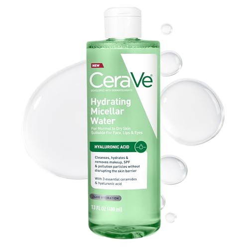 CeraVe Hydrating Micellar Water Facial Cleanser & Makeup Remover 13oz
