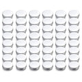 Tosnail 48 Pack 2 oz. Aluminum Round Lip Balm Tin Containers with Screw Thread Lid - Great for Spices, Candies, Tea or Gift Giving