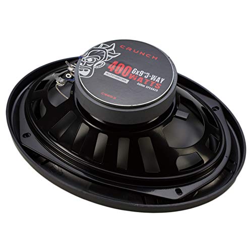 Crunch CS693 Full Range 3-Way Car Speaker, 6 x 9-Inch