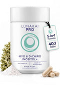 Lunakai Myo-Inositol D-Chiro Inositol 40:1 2000mg/50mg — 120 Count (Pack of 1) For Women