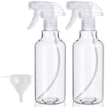 Plastic Spray Bottles 2-Pack 16.9oz Mist & Stream Heavy Duty
