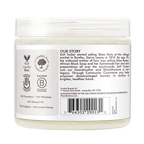 SheaMoisture Body Moisturizer For Dry Skin 100% Extra Virgin Coconut Oil Nourishing Hydration Soften And Restore Skin And Hair 14.5oz