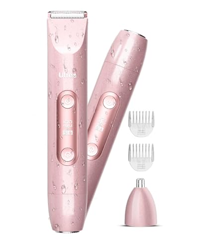 Ufree Bikini Trimmer Electric Razor for Women, Dual Head Rechargeable