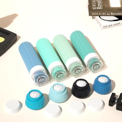 18-Pack TSA Approved Silicone Travel Bottles Set - Leak Proof Toiletry Containers