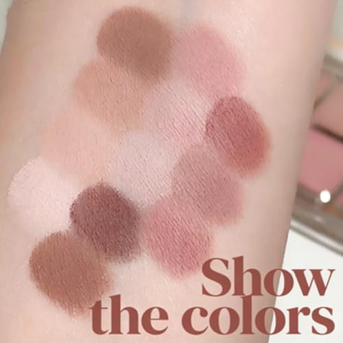 12-Color Eyeshadow Palette - Nude Matte & Satin Finish