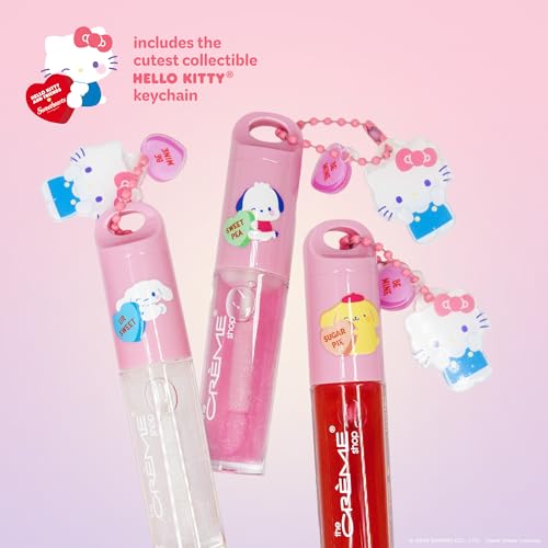 Hello Kitty Tinted Lip Oil with Jojoba Oil & Keychain Charm