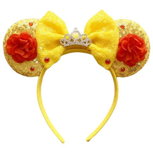Gold Mouse Ears Headband – Costume Party Accessory