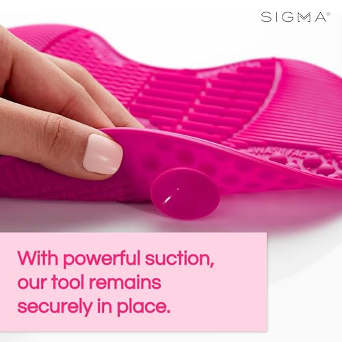 Sigma Beauty Spa Express Brush Cleaning Mat, Pink