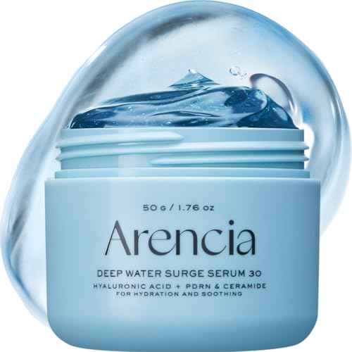 ARENCIA PDRN Intensive Hydration Overnight Serum - Cica PDRN + Hyaluronic Acid + Ceramide, Smooths fine line for plump glass skin, Korean Skincare 50g 1.76 oz