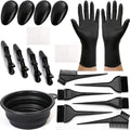 19Pcs Professional Hair Dye Kit with Brush, Bowl & Clips
