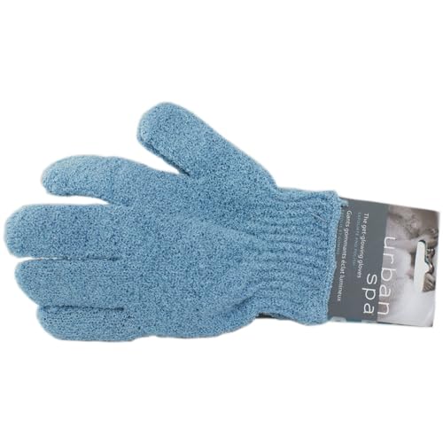 Urbana Exfoliating Bath Gloves for Dry Skin Removal, 1 Pair