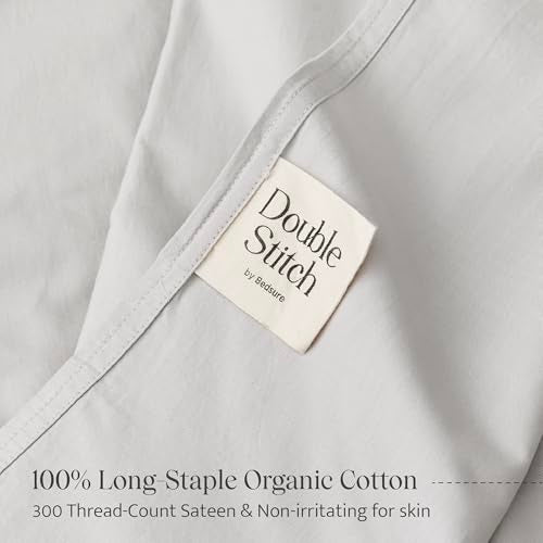 Organic Cotton Queen Sheet Set GOTS Certified Luxurious Bed Linens