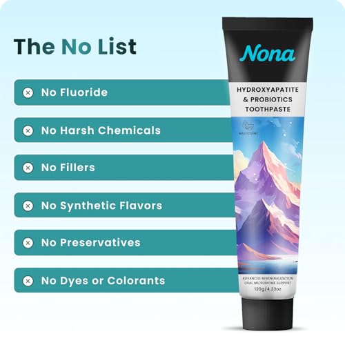 GFG Nano Hydroxyapatite Toothpaste 2pcs - Natural Fluoride-Free Remineralizing & Sensitive Care