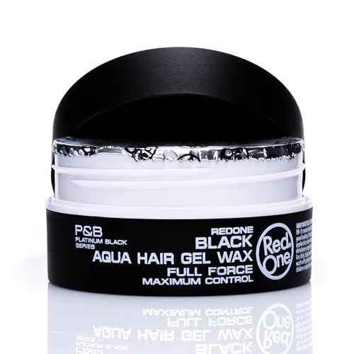 Redone Hair Styling Wax Black 150ml | Extra Hold & Shiny Finish | Gel Wax for Men & Women | Lime Scent | Non-Sticky Long Lasting Styling Wax | Maximum Control | Professional Barber Formula