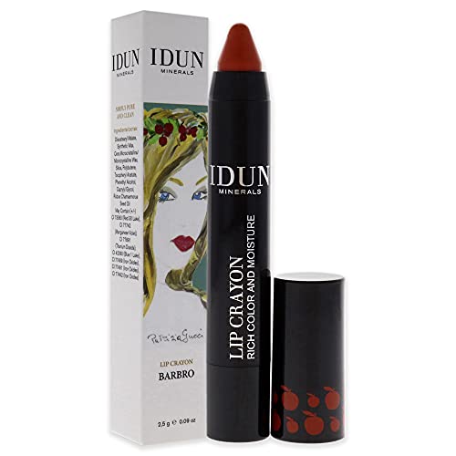 IDUN Minerals Lip Crayon - Vegan Formula, Intense Color