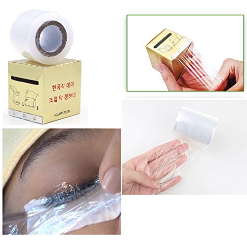 Tattoo Cover Wrap Film - 3 Rolls Disposable Plastic Protective Eyebrow Tape