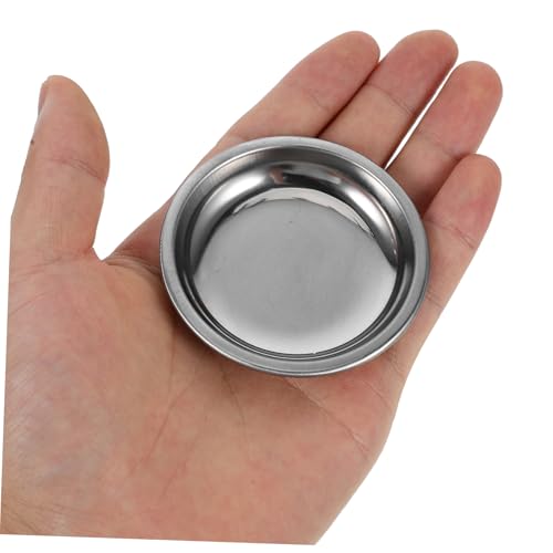 Lurrose 12pcs Stainless Steel Paint Mixing Palette