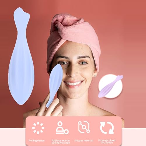 Silicone Face Roller for Massage & Skin Lifting