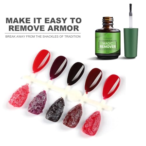 COSMOO Magic Gel Nail Polish Remover 15ml - Quick & Easy Burst Formula