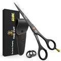 6.5" Matte Black Hair Scissors – Professional Stainless Steel Shears