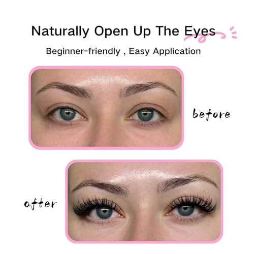 Azenlo Faux Mink False Eyelashes 20 Pairs 14mm Wispy Cat Eye