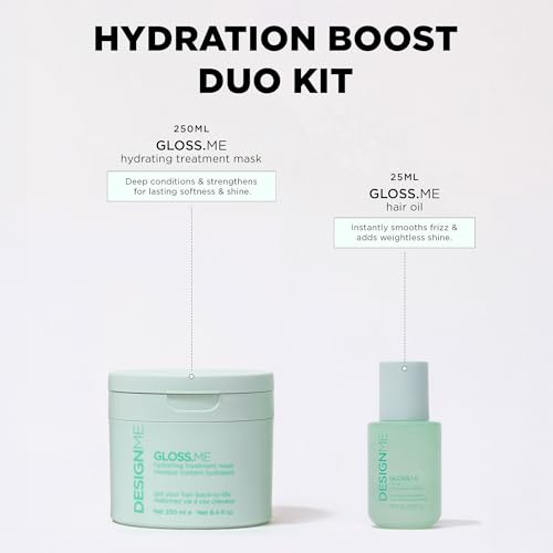 Design.Me GLOSS.ME Hydration Boost Duo - Hair Mask & Argan Oil