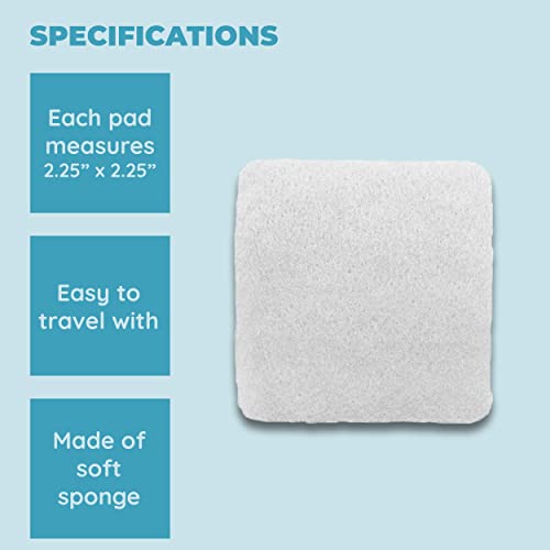 Jacent Mini Exfoliating Pads, 100 Count - Makeup Remover