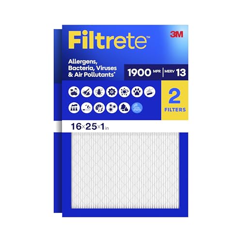 Filtrete 16x25x1 MERV 13 Air Filter for Cleaner Air