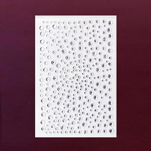 Rhinestone Face Gems 4-Pack - Self-Adhesive Festival Eye Jewels